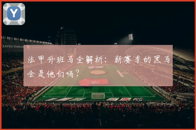 法甲升班马全解析:新赛季的黑马会是他们吗?